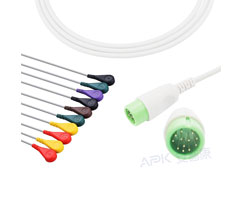 A1045-EE0 Comen совместимый кабель EKG круглый 12pin IEC Snap