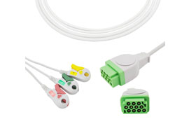 A3156-EC0 маркетте Совместимость прямого подключения кабелем ЭКГ 3-ведущий клип, IEC 11pin