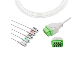 A5156-EC1 маркетте Совместимость прямого подключения кабелем ЭКГ 5-ведущий клип, ана-11pin