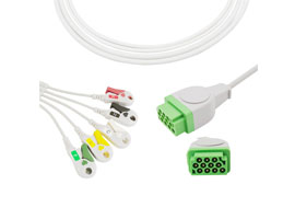 A5156-EC0 маркетте Совместимость прямого подключения кабелем ЭКГ 5-ведущий клип, IEC 11pin
