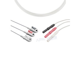 A3139-EL1 Mindray > Datascope совместимый тип Din 3-свинцовыми проводами клип, альфа-гидроксикислота