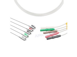 A5139-EL1 Mindray > Datascope совместимый тип Din 5-свинцовыми проводами клип, альфа-гидроксикислота