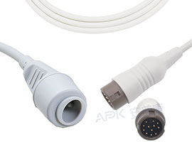 A1318-BC04 Mindray совместимый IBP кабель 12pin, с Philips/B. Зубных щеток Braun разъем