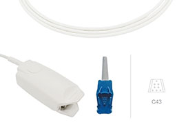 A0705-SA243PV датекс Ohmeda совместимый взрослый палец клип сенсор с 100 см кабель OXY-F-UN