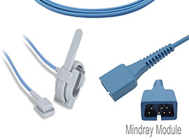 A1318-SW203PU Mindray совместимая упаковка SpO2 SpO2 датчик с кабелем 90 см DB9(7pin)